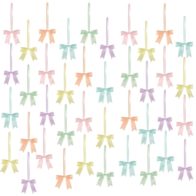 Lazos decorativos Meseey, 7,5 cm, 60 unidades, colores pastel