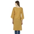 thumbnail image 3 of Kurta Décontractée pour Femmes Kurta Ethnique Indienne en Coton Tunique de Créateur Robe Unie, 3 of 3