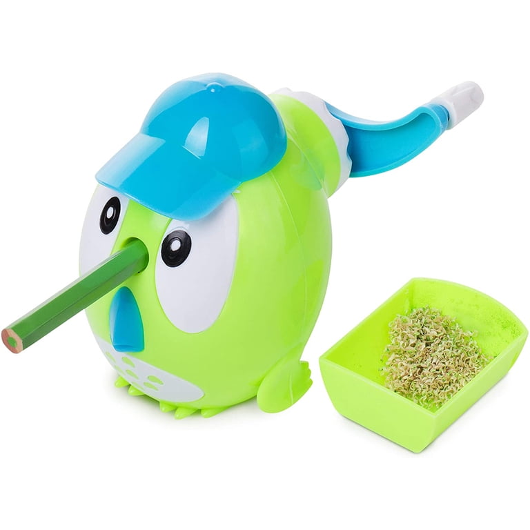 Mr. Pen Owl Shaped Manual Pencil Sharpener - Cute Design, Works For Standard & Colored Pencils, Detachable Blade, 3.5x3x3 Inches, Gift For Kids