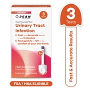2San Urinary Tract Infection Test Strips (UTI) 3 Pack Results in 2 mintues