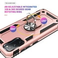 thumbnail image 6 of Compatible with Samsung Galaxy A52 5G/4G Case Built-in 360 Ring Holder Kickstand, Extreme Protection Military Armor Magnetic Car Dual Layer Protective Heavy Duty Phone Cover,Rosegold, 6 of 6