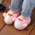 thumbnail image 2 of NIEWTR Winter Slippers For Girls Cartoon Animal Slippers Toddler Warm Plush House Shoes Little Kids Home Slippers(A-Pink,8), 2 of 9