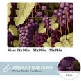 thumbnail image 2 of Grape Non-Slip Polyester Indoor Floor Carpet Rug - Machine Washable Door Rugs, 2 of 6