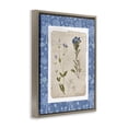 thumbnail image 2 of Stupell Industries Cottage Blue Vintage Botanicals Brown Floating Frame Canvas Art, 25 x 31, by Livi Finn, 2 of 8