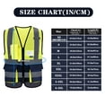 thumbnail image 2 of A-SAFETY 21 colors High Visibility Reflective Work Safety Vest（XS-8XL), 2 of 5