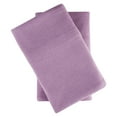 thumbnail image 3 of Mainstays Extra Soft Jersey Pillowcase Set, Standard/Queen, Lilac Bloom, 2 Pieces, 3 of 5