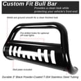 thumbnail image 5 of DNA Motoring Matte Black Bumper Push Bull Bar Grill Guard for 04-12 Chevy Colorado GMC Canyon, 5 of 6