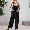 thumbnail image 2 of Kureaily Stylish Casual Overalls Jumpsuit With Pockets Plus Size Denim Romper For Everyday Wear Comfortable Soft Stretch Fabric Women's Casual Trousers, 2 of 4