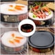 thumbnail image 3 of 1 unidad de plato redondo de plástico para sushi o mariscos, 3 of 7