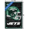 thumbnail image 3 of NFL New York Jets - Neon Helmet 23 Wall Poster, 22.375" x 34", 3 of 4