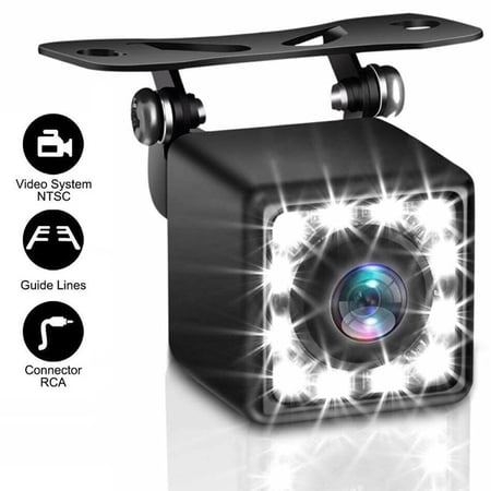 170° CMOS Car Rear View Backup Camera Reverse HD Night Vision Waterproof CAM Kit