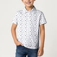 thumbnail image 2 of FINALGANG Boys Polo Shirts Kids Short Sleeve Tops Breathable Golf Shirts Performance Active Casual Collared Tops Comfortable Everyday Wear 13-14 Years, 2 of 4