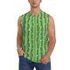 thumbnail image 1 of Balery Cactus Camisetas sin mangas para hombre, absorbe la humedad y protege contra el mal olor.-3X-Large, 1 of 7