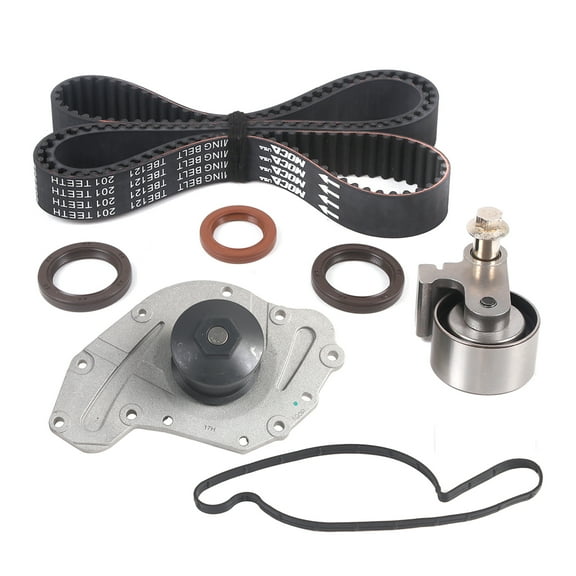 MOCA AUTOPARTS Timing Belt Kit with Water Pump Fit for 2005-2010 Chrysler 300 & 2007-2010 Chrysler Sebring & 2006-2010 Dodge Charger 3.5L
