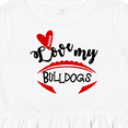 thumbnail image 4 of Inktastic Love My Bulldogs Football Girls Toddler Dress, 4 of 5