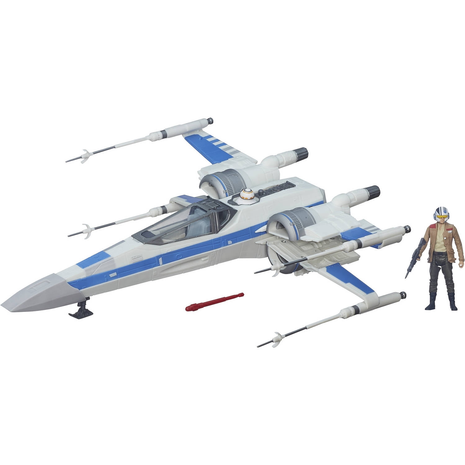 2016 Star Wars The Force Awakens Chrome Ships and Vehicles #7 Poe's X-wing 