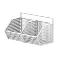thumbnail image 2 of TIMIFIS Plastic Storage Basket No Punch Ginger Garlic Hanging Basket Kitchen Shelf Wall Mounted Spice Frame Household Gods Ginger Garlic Kitchen Multi Function Organizer Kitchen Gadgets, 2 of 6