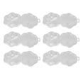 thumbnail image 1 of Wax Melt Tray, Wax Melt Container 25PCS Cat Claw DIY Clear  for Wickless Candles, 1 of 7
