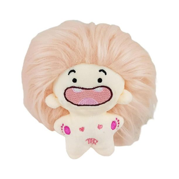 Muñeco divertido de peluche, muñeco decorativo, muñeco ídolo para niños, niñas y adultos. Rosa