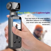 MARVUE 4K Body Camera with External Microphone, 270° Rotatable Mini Video & Audio Pocket Camera Ideal for Outdoor, Bike, Travel, 32GB Included