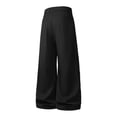 thumbnail image 4 of Men's Baggy Hiking Pants Casual Parachute Pants Relaxed Fit for Daily Wear‌ and Outdoor Big and Tall Size S-3XL Black, 4 of 7