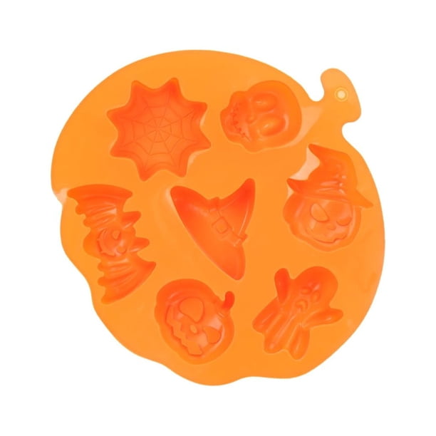 Inteprter Molde para hornear, accesorio DIY, suministros de Halloween, molde para pasteles, tamaño compacto, antiadherente, lavable, resistente Herramientas y accesorios para hornear Circular