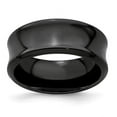 thumbnail image 7 of Edward Mirell Titanium Black Ti Polished Concave 9mm Band, 7 of 7
