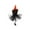 D, variant on RKSTN Halloween Decorations Halloween Venue Layout Props Gauze Skirt Bell Pendant Witch Pendant Halloween Decor