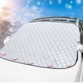 thumbnail image 1 of BotaniNest 4 Layer Windshield Cover Thermal Insulation & Frost With Easy Installation, 1 of 6