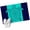 Aque, variant on 2'x6' Rug Runners for Hallways Kitchen, Coconut Tree Non Slip Entryway Beside Floor Carpet Runner, Boho Tropical Orange Green Stripe Summer Washable Laundry Room Bedroom Throw Rugs Mat for Family Pet