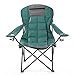 thumbnail image 3 of ARROWHEAD OUTDOOR Chaise de Camping Hybride Pliante Portable 2-en-1, Inclinaison Réglable, Évent, Rembourrage, Porte-Gobelet et Pochette de Rangement, Robuste, Surdimensionnée, Supporte 300 Lb, Comprend un Sac, Vert (Neuf), 3 of 4