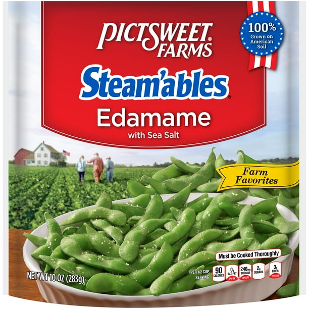 Pictsweet Farms Steamables Edamame with Sea Salt, Frozen, 10 oz