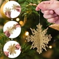 thumbnail image 4 of Naler 24Pcs Christmas Glitter Snowflake Hanging Ornaments for Winter Party Tree Window Decor,0.397lb, 4 of 6