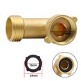 thumbnail image 3 of Tubo de codo de latón Conector de instalación de tuberías de 26 mm Tipo de perilla roscada de latón para jardín Ehuebsd Accesorios para autos y motos, 3 of 9
