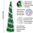 thumbnail image 3 of Árbol de Navidad Orgrimmar, plegable, 1,5 m, con luz LED, 100 LED, 3 of 5