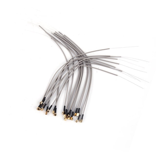Antena Receptora 2.4G, 20 Piezas 150 Mm 2.4G Abs Antena Receptora De Aviones, Antena De Reemplazo De Receptor Compatible Con Puerto IPEX Para Receptores Futaba Y FrSky