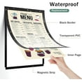 thumbnail image 5 of Magnetic Signs Holders 8.5 x 11in - Magnetic Picture Frames for Displaying Posters, Letters, Documents, Papers - Adhesive on Walls, Doors, Windows or Magnetic for Refrigerator - 3pcs, 5 of 7