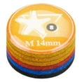 thumbnail image 1 of bedienty Embout de Queue de Billard 14mm Accessoires de Billard Embout Professionnel Universel m Neutre 14mm, 1 of 6