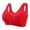 20# Red, variant on UoCefik Daisy Bras for Older Women Plus Size Wirefree Comfortable Front Closure Bras Push Up No Underwire Full Coverage Bra Lace Sleep Bras Beige 44