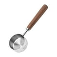 thumbnail image 2 of Hariumiu Stainless Steel Measuring Cups with Wood Handle Coffee Bean Graduated Measuring Spoon for Cooking Baking Dog Cat Food, 2 of 8