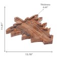 thumbnail image 3 of Acacia Oiled Wooden Xmas Tree Serving Board, 3 of 3