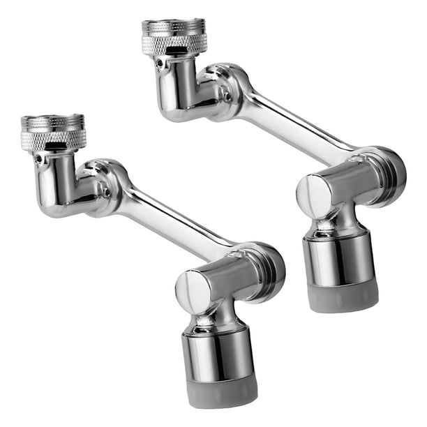 2 Faucet Extenders for Bathroom Sink, with 2 Outlet Modes, Universal