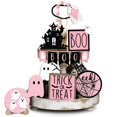 thumbnail image 1 of Juego de decoración de bandejas escalonadas para Halloween Umigy Cute Ghost, 15 unidades, 1 of 6