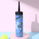 thumbnail image 2 of Botella de Agua para Hockey Sobre Hielo de 650ML, Botella PortáTil de FúTbol , DiseñO CláSico de Punta Extendida, Botella Deportiva con Pajita, 2 of 10