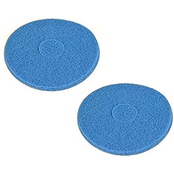 Oreck floor polisher Pad 12Inch BlueWorks With Orbiter and Ultra Orbiter Vacuum models 2PK