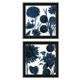 thumbnail image 2 of Sunflower Blues by Sophie 6 Framed Print Wall Art Wood Multi-Color, 2 of 3