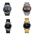 thumbnail image 2 of Bluetooth Impermeable Frecuencia cardíaca Presión arterial Reloj inteligente Fitness Reloj de pulsera redondo Recordatorio de llamada Scienceny DZ6428-02, 2 of 2