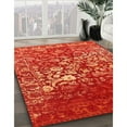 thumbnail image 2 of Ahgly Company Indoor Square Contemporary Red Abstract Area Rugs, 6' Square, 2 of 6