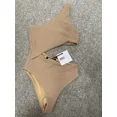 thumbnail image 3 of Ni-k-e $148 Beach Riot Womens One Shoulder Celine One Piece Swimsuit Gold Size medium, 3 of 3