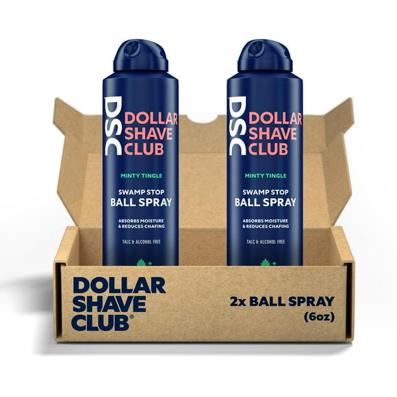 Dollar Shave Club Ball Spray 2 Ct. Ball Spray For Men Absorbs Moisture And Reduces Chafing Fast Absorbing Deodorant Spray No Talc Or Zinc No Powder Mess Odor Protection Body Deodorant Women
